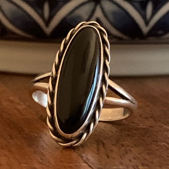 Jewelry - Onyx Sterling Silver Ring